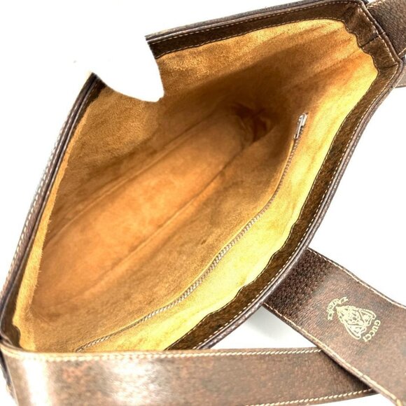 Authentic Gucci GG Sherry Interlocking Crossbody Shoulder Bucket Bag Messenger - Picture 9 of 11